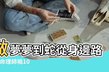 【夢見好長的蛇在我身邊】做夢夢到蛇從身邊路過 |命理師揭10種夢境 |夢見蛇做這1事代表發大財 |