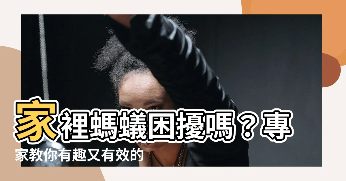 【家裏螞蟻】家裡螞蟻困擾嗎？專家教你有趣又有效的4招滅蟻方法！