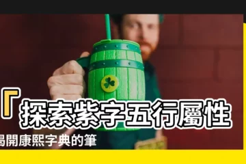 【紫五行屬性】「探索紫字五行屬性，揭開康熙字典的筆畫之謎！」