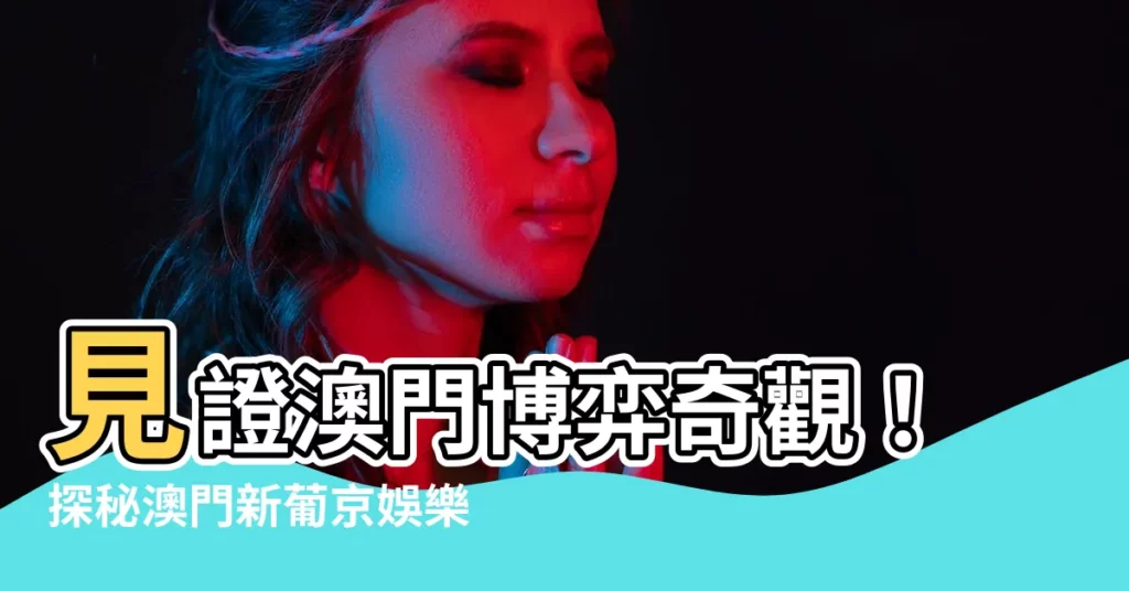 【澳門新葡京娛樂城】見證澳門博弈奇觀！探秘澳門新葡京娛樂城