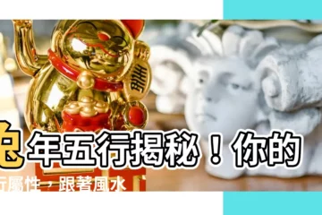 【兔年 五行】兔年五行揭秘！你的五行屬性，跟著風水大師趨吉避兇