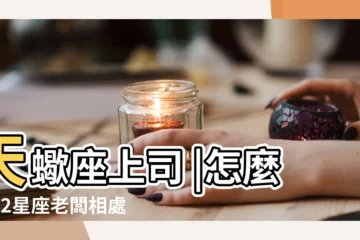 【太陽天蠍男 老闆】天蠍座上司 |怎麼跟12星座老闆相處 |如何博取天蠍上司信任 |