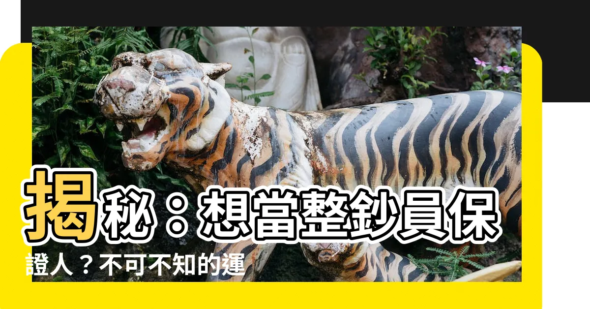 【整鈔員保證人】揭秘：想當整鈔員保證人？不可不知的運鈔保全風險