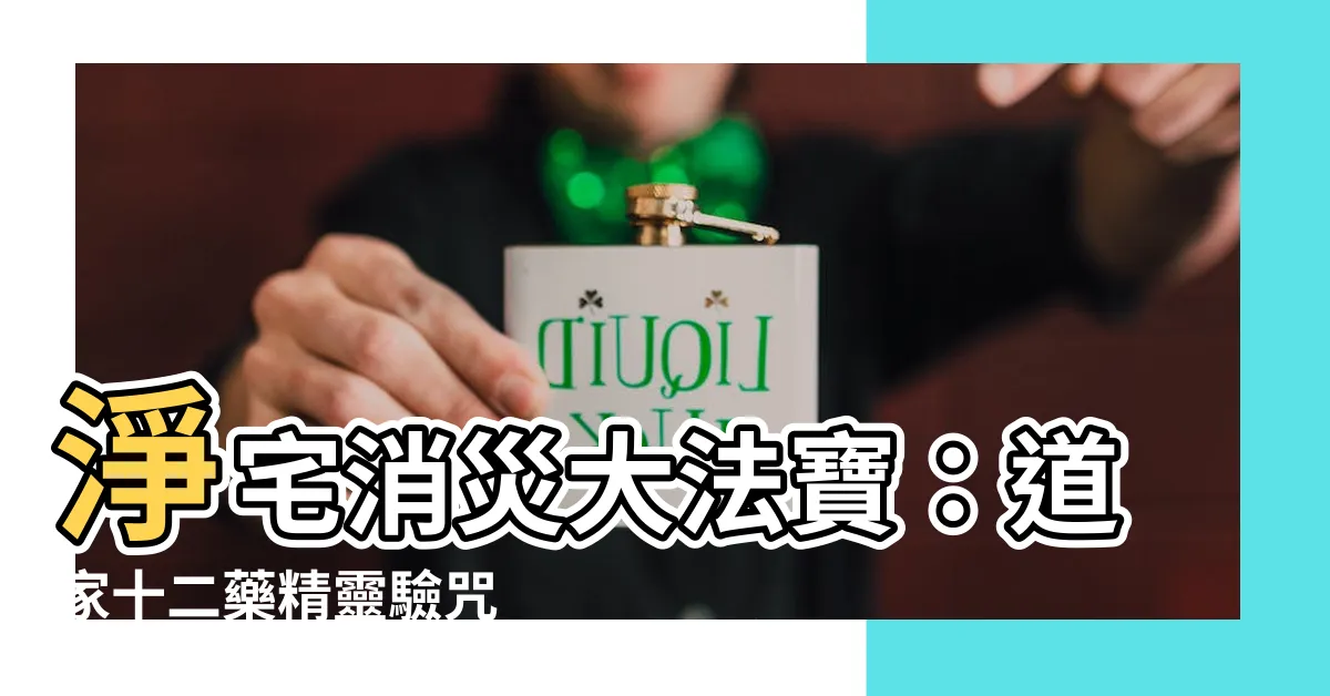 【十二藥精】淨宅消災大法寶：道家十二藥精靈驗咒
