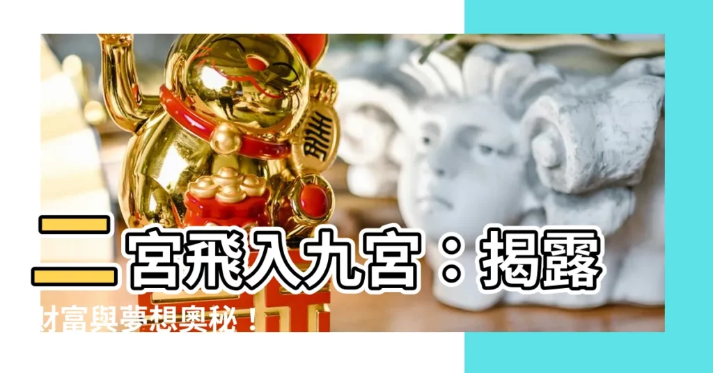 【二宮飛入九宮】二宮飛入九宮：揭露財富與夢想奧秘！