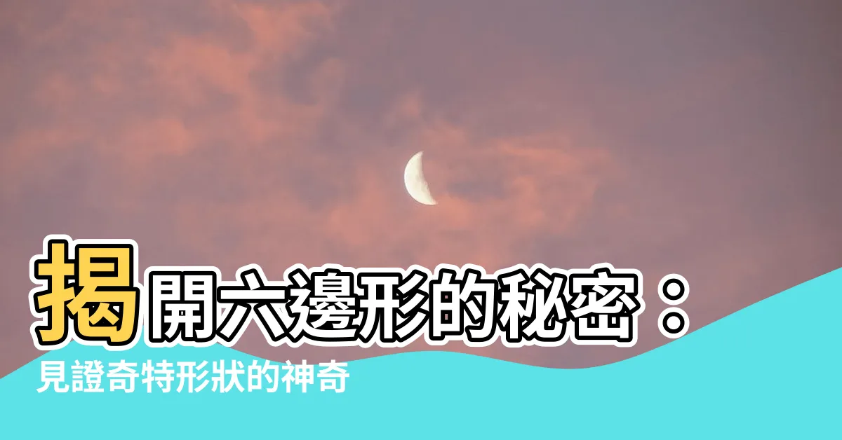 【六方形】揭開六邊形的秘密：見證奇特形狀的神奇之處