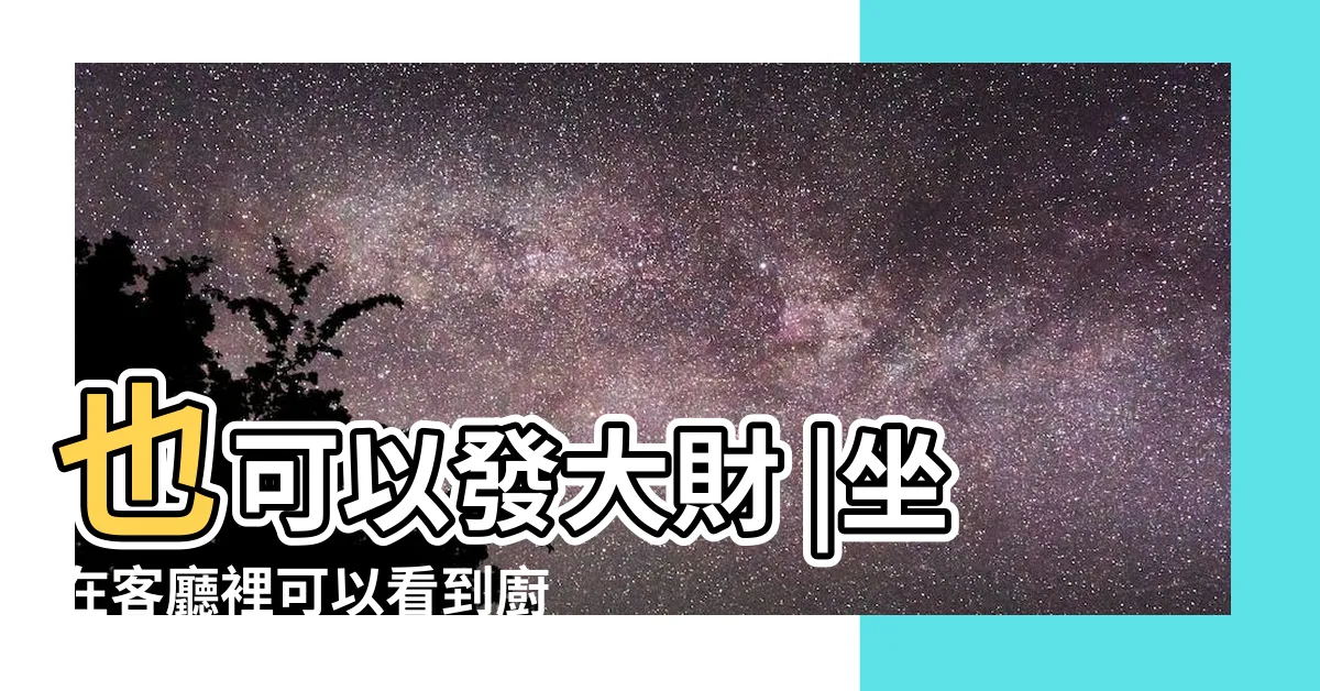 【客廳看到廚房】也可以發大財 |坐在客廳裡可以看到廚房的爐火不好嗎 |廚房到陽台的 |