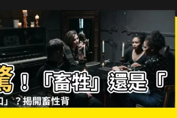 【畜性】驚！「畜牲」還是「牲口」？揭開畜性背後不可告人的秘密