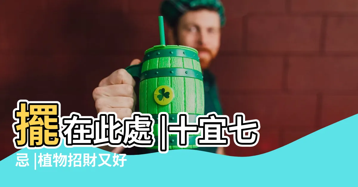 【招財樹放哪裡】擺在此處 |十宜七忌 |植物招財又好看 |