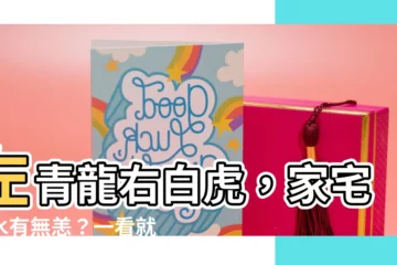 【左青龍右虎】左青龍右白虎，家宅風水有無恙？一看就懂超詳解揭秘