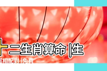 【周易生肖算命】十二生肖算命 |生肖屬相配對 |免費算命生肖八字算命 |