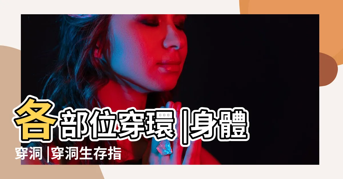 【穿環】各部位穿環 |身體穿洞 |穿洞生存指南 |