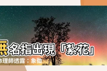 【無名指下有紮花】無名指出現「紮花」？命理師透露：象徵富貴榮華，財運旺盛！