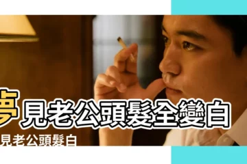 【夢見自己的老公頭髮全白了】夢見老公頭髮全變白 |夢見老公頭髮白了 |夢見老公頭髮白了好多 |