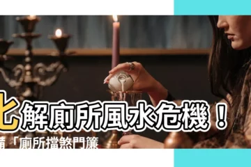 【廁所擋煞門簾】化解廁所風水危機！必備「廁所擋煞門簾」妙招大公開