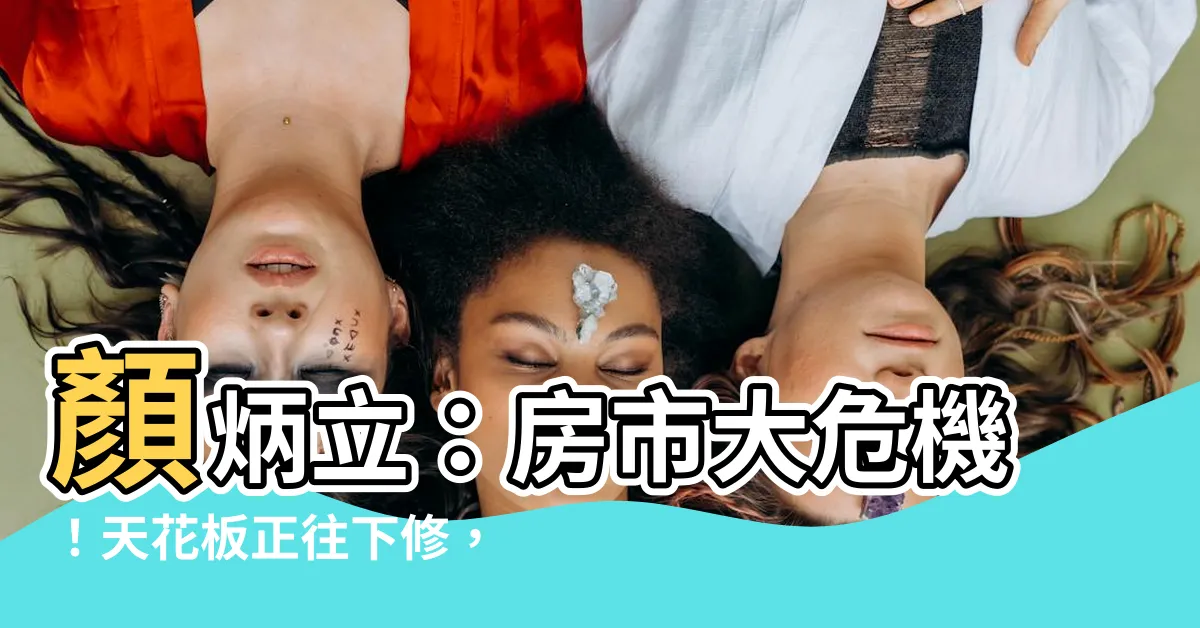 【顏炳立】顏炳立：房市大危機！天花板正往下修，購屋者千萬別亂買！