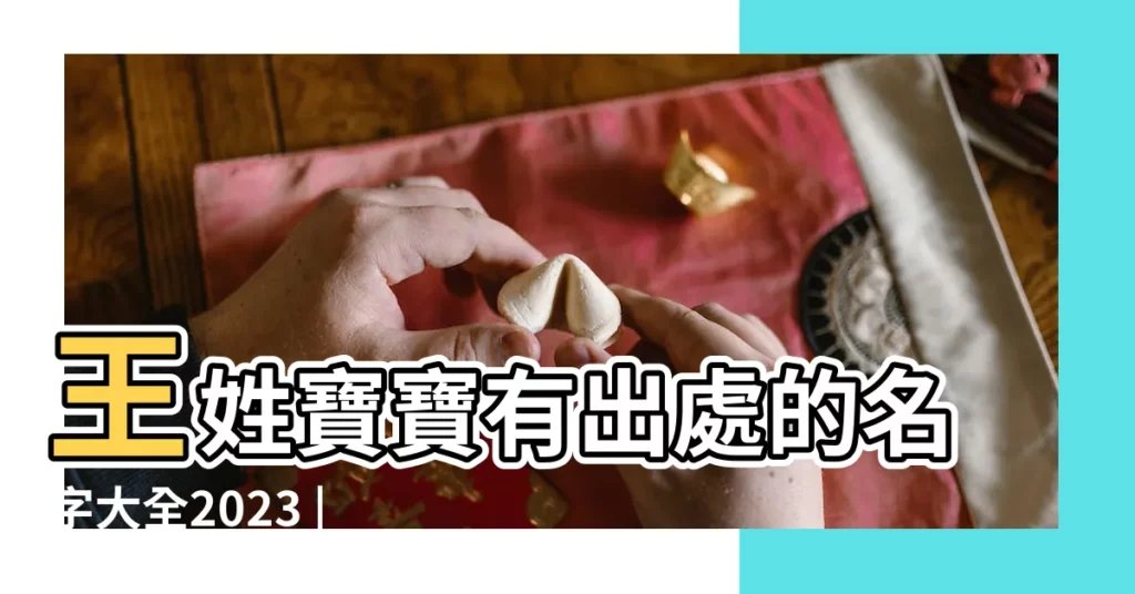 王姓寶寶有出處的名字大全2023 |王姓寶寶起名男孩女孩名字推薦 |王姓起名大全 |【網上寶寶起名王】