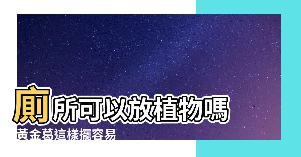 【黃金葛下垂風水】廁所可以放植物嗎 |黃金葛這樣擺容易官司纏身 |黃金葛對居家風水的助益 |