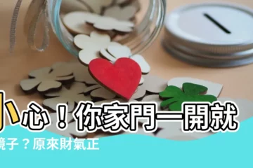 【開門見鏡子】小心！你家門一開就見鏡子？原來財氣正在悄悄流失！
