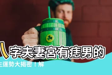 【夫妻宮有痣男】八字夫妻宮有痣男的人生運勢大揭密！解析桃花盛行與婚姻狀態！