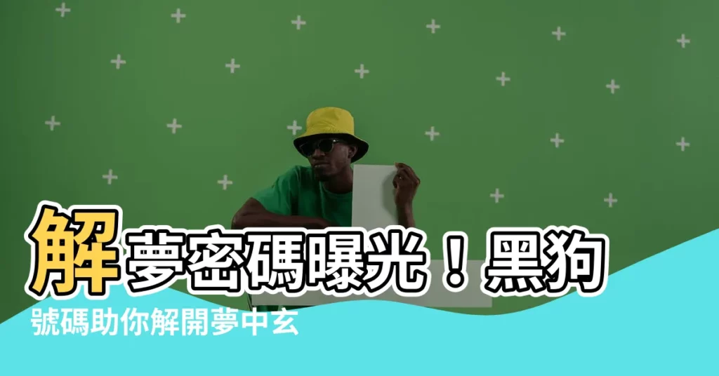 【黑狗號碼】解夢密碼曝光！黑狗號碼助你解開夢中玄機