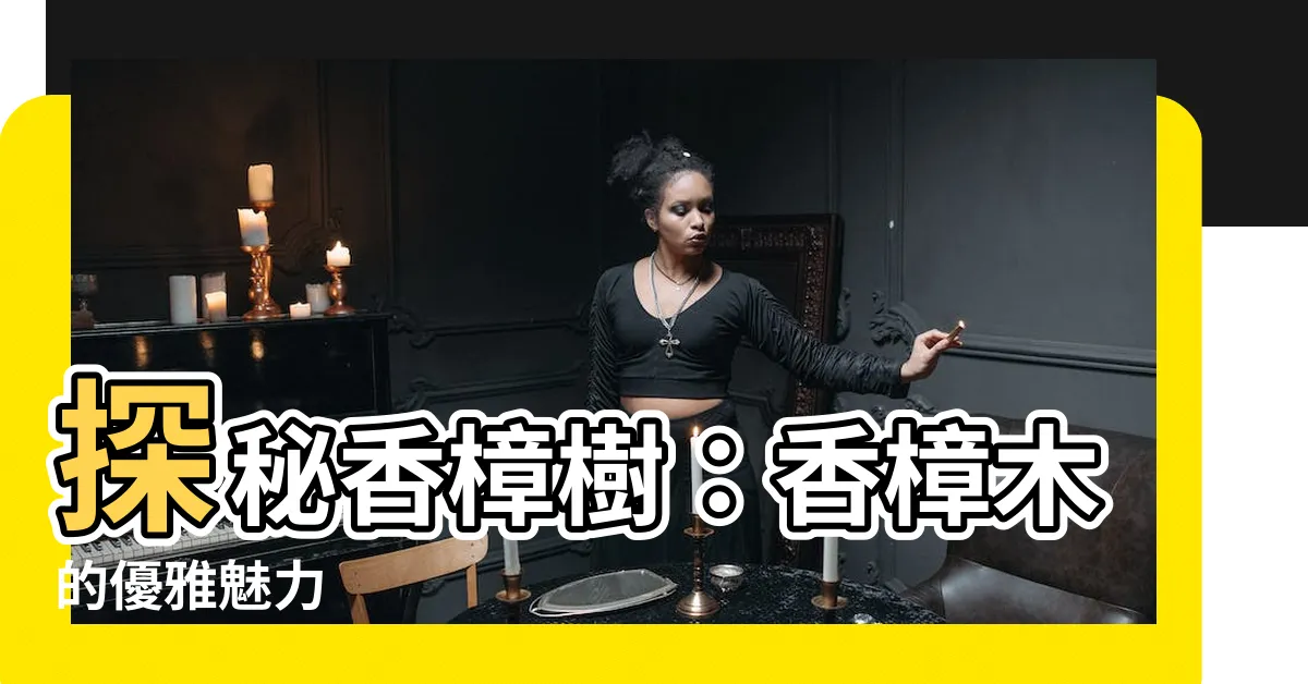 【香樟樹】探秘香樟樹：香樟木的優雅魅力