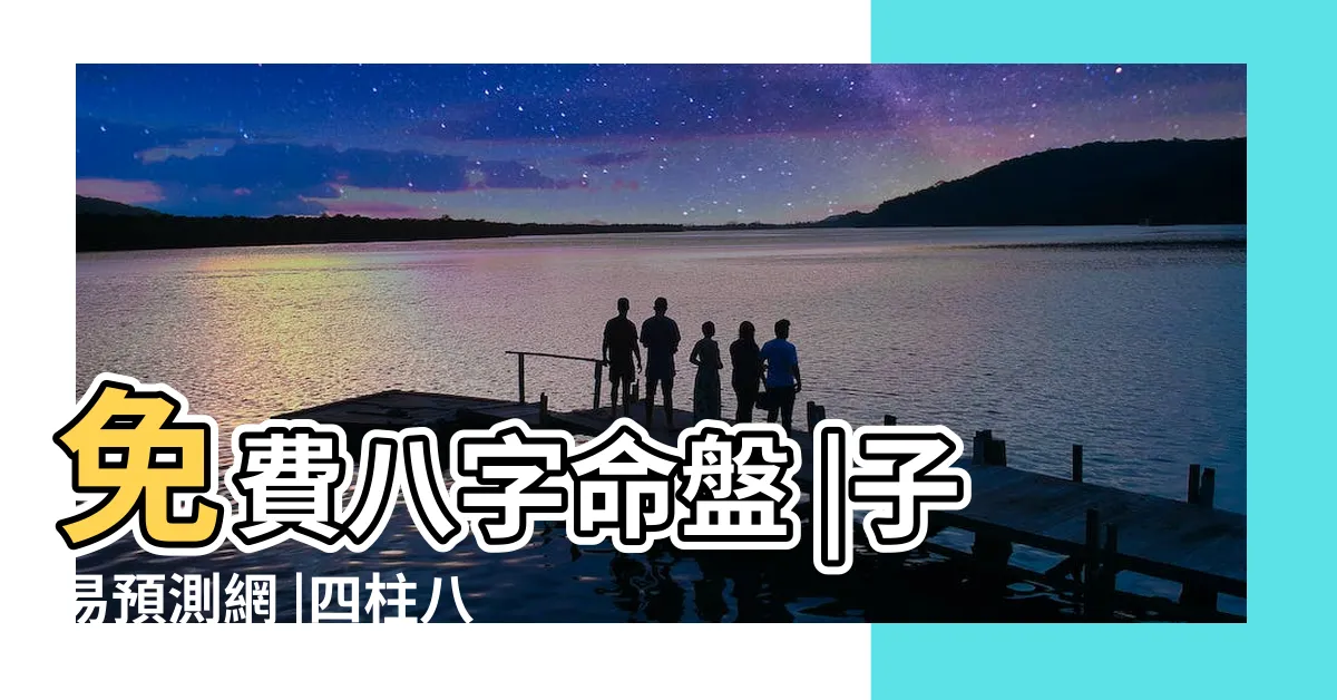 【線上排八字】免費八字命盤 |子易預測網 |四柱八字排盤程式 |