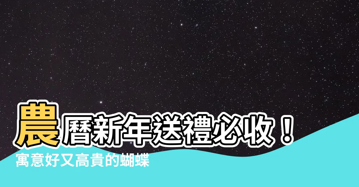 【蝴蝶蘭寓意】農曆新年送禮必收！寓意好又高貴的蝴蝶蘭