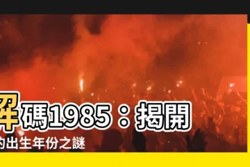 【1985年是什麼年】解碼1985：揭開你的出生年份之謎