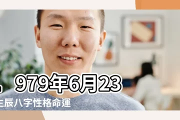 【1979年6月23日命理如何】1979年6月23日生辰八字性格命運 |1979年06月23日出生的人的性格命運 |是什麼命 |