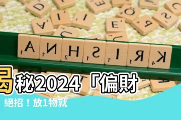 【偏財位】揭秘2024「偏財位」絕招！放1物就能招財進寶