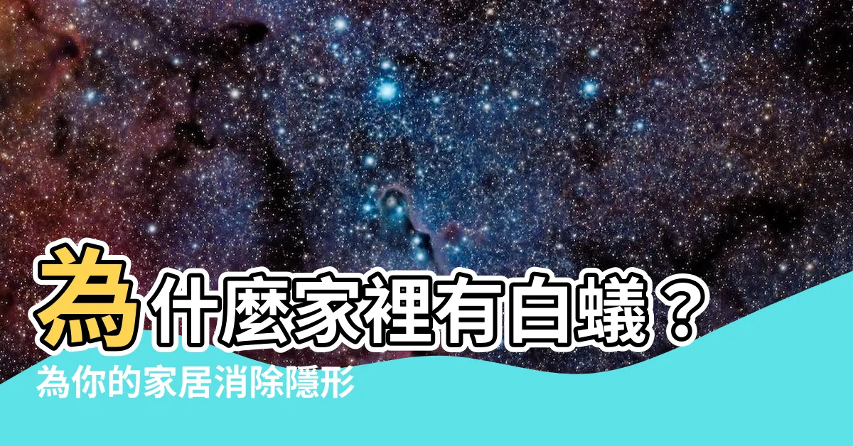 【為什麼家裡有白蟻】為什麼家裡有白蟻？為你的家居消除隱形殺手！