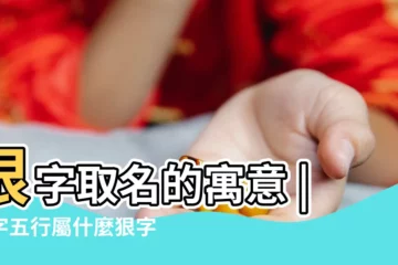 【狠字五行屬什麼】狠字取名的寓意 |狠字五行屬什麼狠字用作取名的寓意和含義 |狠的五行 |