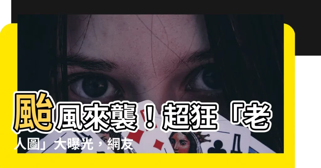 【颱風老人圖】颱風來襲！超狂「老人圖」大曝光，網友笑翻：台灣人的幽默感！