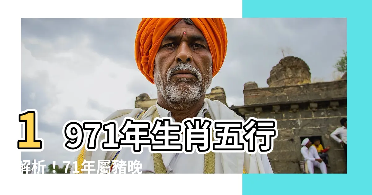 【1971年生肖五行】1971年生肖五行解析！71年屬豬晚年宿命與運勢大揭密