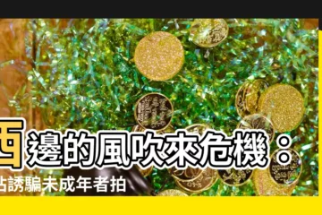 【西邊的風】西邊的風吹來危機：網站誘騙未成年者拍不雅視頻