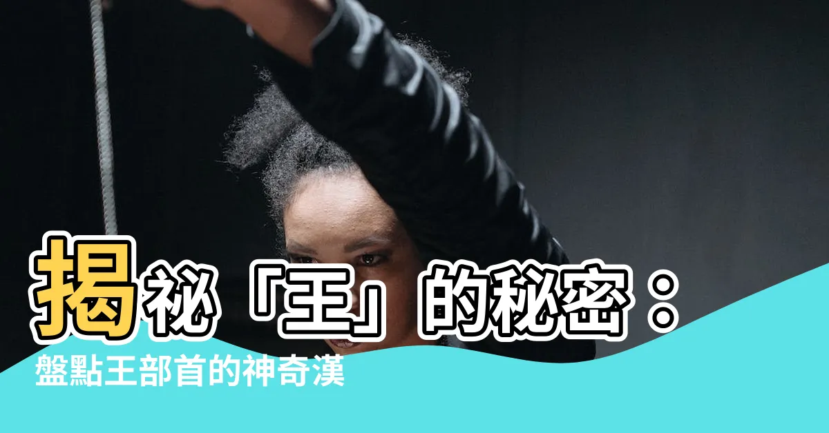 【王部首的字】揭秘「王」的秘密：盤點王部首的神奇漢字