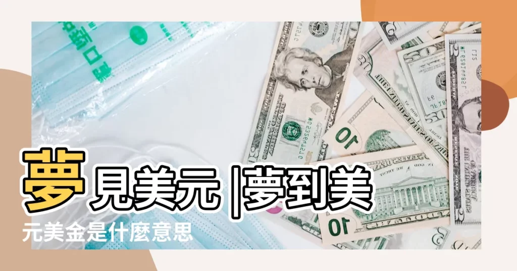 夢見美元 |夢到美元美金是什麼意思 |夢見數美金是什麼 |【解夢夢見自己得到很多美元】