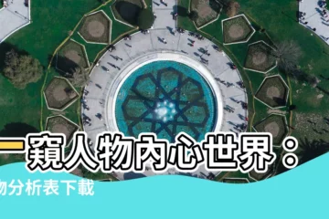 【人物分析表】一窺人物內心世界：人物分析表下載