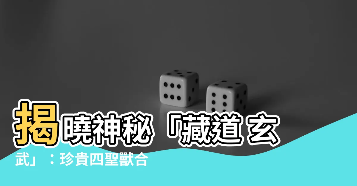 【藏道 玄武】揭曉神秘「藏道 玄武」：珍貴四聖獸合金成品問世