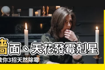 【天花 發黴】牆面、天花發黴剋星！教你3招天然除黴妙招
