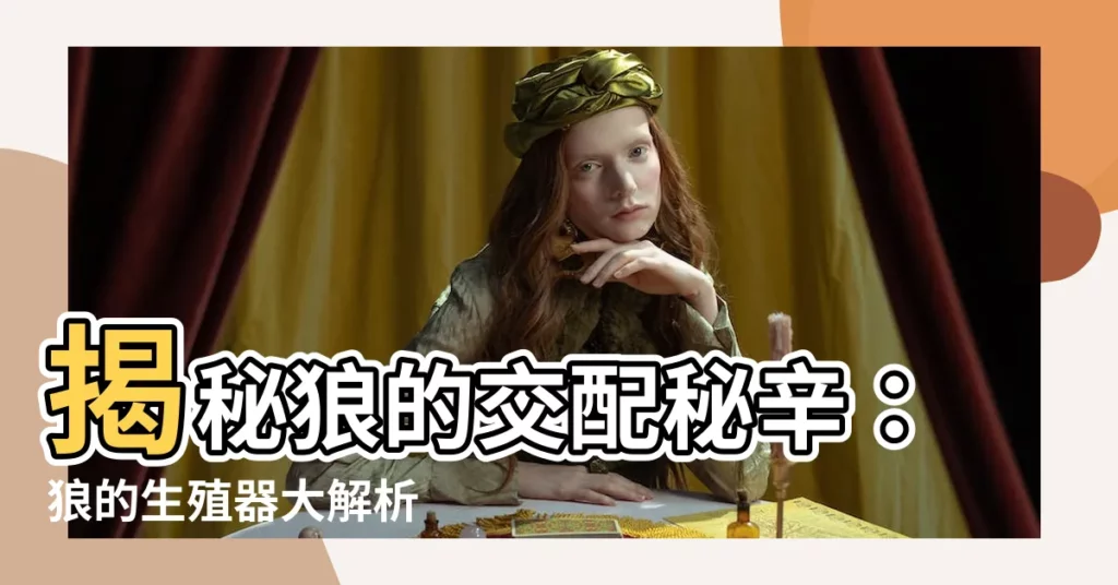 【狼的生殖器】揭秘狼的交配秘辛：狼的生殖器大解析