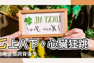 【七上八下的意思】七上八下，心臟狂跳！揭曉這個詞背後令人驚訝的含義