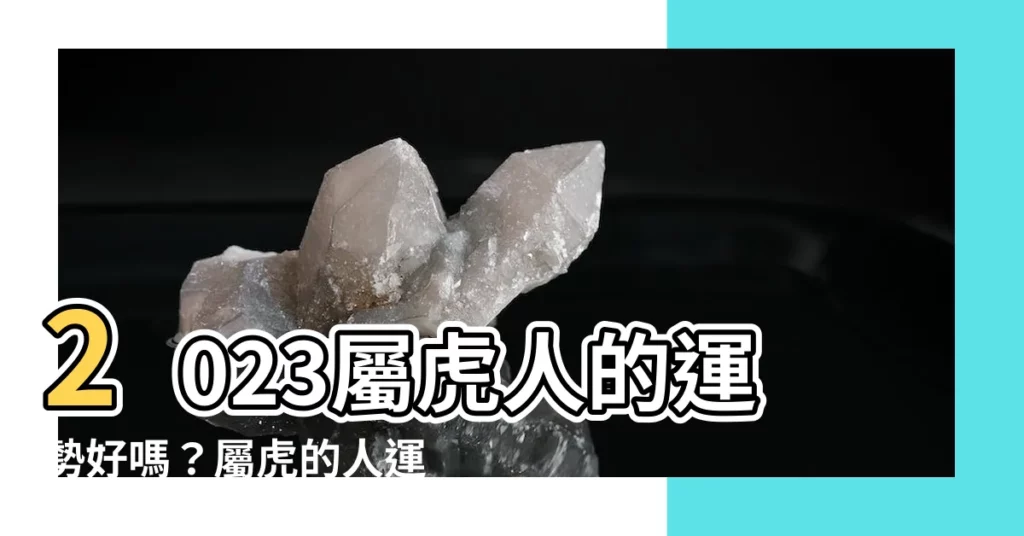 【2023屬虎】2023屬虎人的運勢好嗎？屬虎的人運勢完整分析