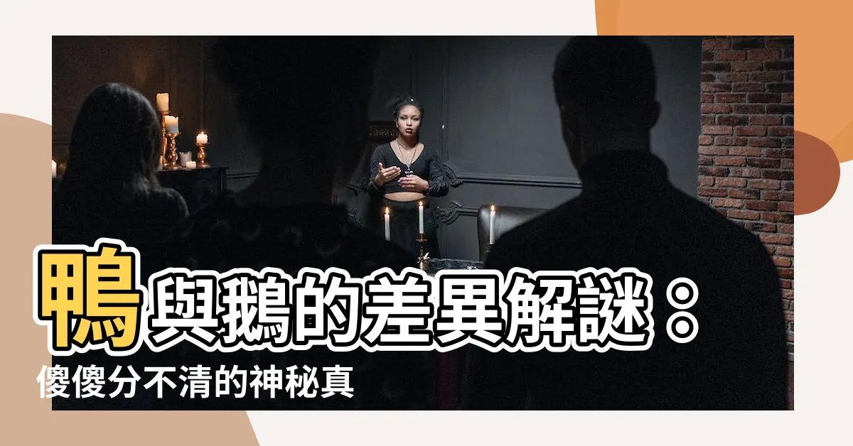 【鴨跟鵝的差別笑話】鴨與鵝的差異解謎：傻傻分不清的神秘真相！