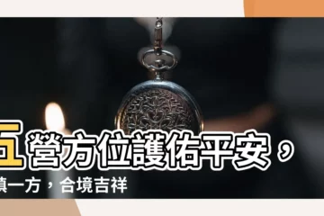 【五營位置】五營方位護佑平安，安鎮一方，合境吉祥