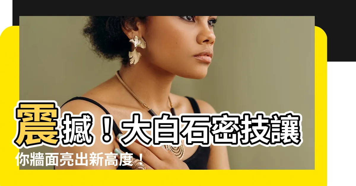 【大白石】震撼！大白石密技讓你牆面亮出新高度！