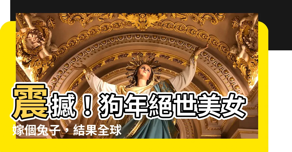 【狗配兔】震撼！狗年絕世美女嫁個兔子，結果全球炸開鍋！