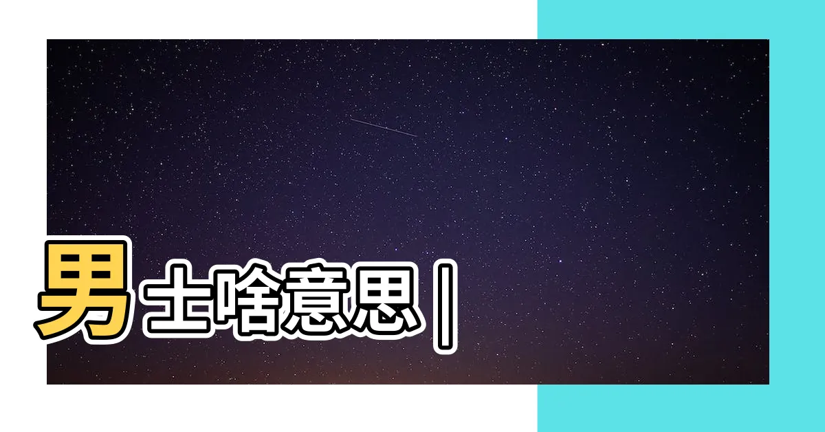 【男士意思】男士啥意思 |
