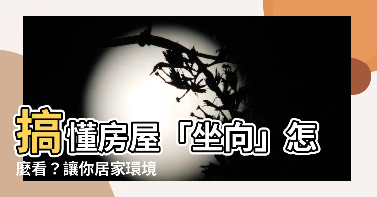 【坐向 怎麼看】搞懂房屋「坐向」怎麼看？讓你居家環境風水一級棒！